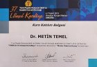 Op. Dr. Metin Temel Plastik Rekonstrüktif ve Estetik Cerrahi sertifikası