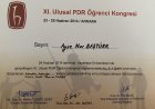 Psk. Dan. Ayşenur Baştürk Taş Psikolojik Danışman sertifikası