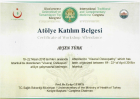 Uzm. Dr. Ayşen Türk Spor Hekimliği sertifikası