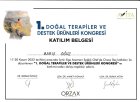 Dr. Barış Oğuz Geleneksel ve Tamamlayıcı Tıp sertifikası