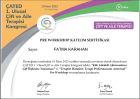 Çocuk Gelişim Uzmanı Fatma Karahan Çocuk Gelişim Uzmanı sertifikası