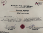 Psk. Dan. Farnaz Başarır Aşrafi Psikolojik Danışman sertifikası