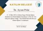 Aile Danışmanı Aysun Polat Aile Danışmanı sertifikası