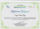 Dr. Barış Oğuz Geleneksel ve Tamamlayıcı Tıp sertifikası