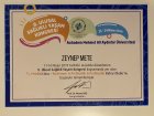 Uzm. Dyt. Zeynep Mete Diyetisyen sertifikası