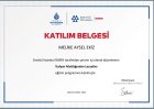 Dyt. Melike Aysel Ekiz Diyetisyen sertifikası