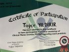 Fzt. Tuğçe Yıldırır Fışkın Fizyoterapi sertifikası