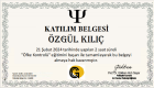Psk. Özgül Kılıç Psikoloji sertifikası
