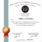 Uzm. Dr. Emre Latifoğlu Fiziksel Tıp ve Rehabilitasyon sertifikası