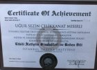 Uzm. Kl. Psk. Sezin Çelikkanat Mısırlı Psikoloji sertifikası