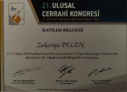 Op. Dr. Zekeriya PELEN Genel Cerrahi sertifikası