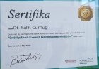 Dt. Salih Gümüş Diş Hekimi sertifikası