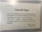Prof. Dr. Erhan Sesli Ortopedi ve Travmatoloji sertifikası