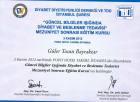 Uzm. Dyt. Güler Tosunbayraktar Diyetisyen sertifikası