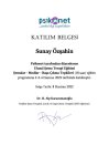 Uzm. Psk. Dan. Sunay Özşahin Psikolojik Danışman sertifikası