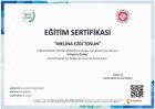 Dyt. Melina Ezgi Tosun Diyetisyen sertifikası
