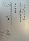 Doç. Dr. Emre Günay Genel Cerrahi sertifikası