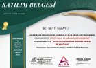 Dyt. Seyit Kalaycı Diyetisyen sertifikası
