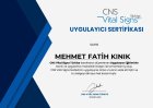 Uzm. Dr. Mehmet Fatih Kınık Çocuk ve Ergen Psikiyatristi sertifikası