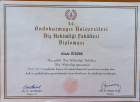 Uzm. Dt. Gözde Öztürk Diş Hekimi sertifikası