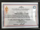 Fzt. Hatice Kübra Kavak Fizyoterapi sertifikası
