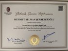 Uzm. Psk. Selman Şerbetçioğlu Psikoloji sertifikası