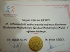 Dr. Havva Ertoy Fonksiyonel Tıp sertifikası