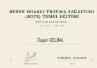 Psk. Özgür Gelbal Psikoloji sertifikası