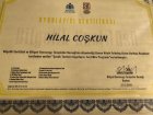 Klinik Psikolog  Hilal Coşkun Psikoloji sertifikası