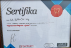 Dt. Salih Gümüş Diş Hekimi sertifikası