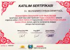Psk. Muhammed İhsan Demetgül Psikoloji sertifikası
