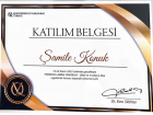 Dt. Şamile Konuk Tuğral Diş Hekimi sertifikası
