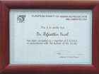 Op. Dr. Refahattin Yücel Kadın Hastalıkları ve Doğum sertifikası