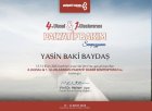 Uzm. Dr. Yasin Baki Baydaş Dahiliye - İç Hastalıkları sertifikası