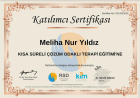Psk. Meliha Nur Yıldız Psikoloji sertifikası
