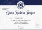 Dyt. Berna İnci Diyetisyen sertifikası