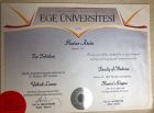 Doç. Dr. Hatice Arıöz Habibi Radyoloji sertifikası