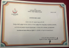 Op. Dr. Gayem İnayet Turgay Kadın Hastalıkları ve Doğum sertifikası
