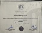 Uzm. Kl. Psk. Duygu Dervişoğlu Psikoloji sertifikası
