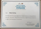 Dyt. Hakan Serttaş Diyetisyen sertifikası