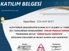 Psk. Dan. Eda Nur Kesti Psikolojik Danışman sertifikası