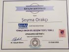 Dil ve Konuşma Terapisti Şeyma Orakçı Dil Konuşma Bozuklukları sertifikası