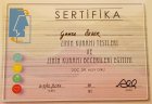 Uzm. Kl. Psk. Gamze Özbek Psikoloji sertifikası