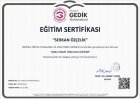 Psk. Serkan Özçelik Psikoloji sertifikası