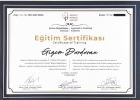 Klinik Psikolog  Gizem Durduran Klinik Psikolog sertifikası