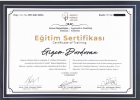 Klinik Psikolog  Gizem Durduran Psikoloji sertifikası