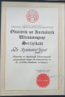 Op. Dr. Refahattin Yücel Kadın Hastalıkları ve Doğum sertifikası