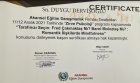 Uzm. Kl. Psk. Duygu Dervişoğlu Psikoloji sertifikası