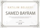 Psk. Dan. Samed Bayram Psikolojik Danışman sertifikası