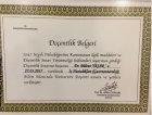 Prof. Dr. Bülent Yaşar Dahiliye - İç Hastalıkları sertifikası